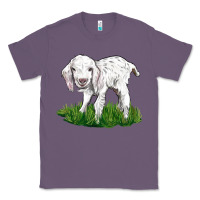 Lavender Baby Angora Goat Classic Tee - LillyAllenDesigns
