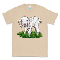 Mushroom Baby Angora Goat Classic Tee - LillyAllenDesigns