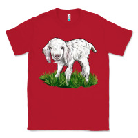 Red Baby Angora Goat Classic Tee - LillyAllenDesigns