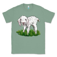 Sage Baby Angora Goat Classic Tee - LillyAllenDesigns