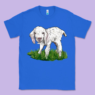 Baby Angora Goat Classic Tee Designed By Lillyallendesigns