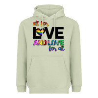 Matcha All For Love And Love For All Heavyweight Hoodie - Bettercallsaul