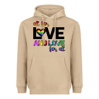 Mushroom All For Love And Love For All Heavyweight Hoodie - Bettercallsaul