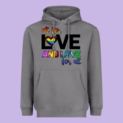 All For Love And Love For All Heavyweight Hoodie Designed By Bettercallsaul