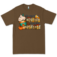 Cacao stressed blessed pumpkin obsessed Premium Tee - CowhideDigitalArt