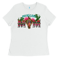 Mexican Mom With Cactus Ladies Tee | Teevron