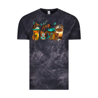 Cloud Black rodeo coffee Vintage Tee - Jasminsmagicworld