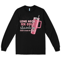 Black long neck ice cold stanley never broke my heart Long Sleeve Tee - MaliasSmallBusiness