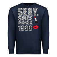 Navy Sexy Since March 1980 Premium Sweatshirt - Bettercallsaul