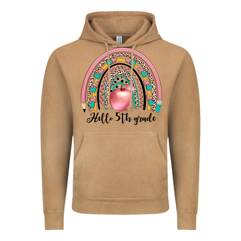 Hello 5th Grade Vintage Hoodie by JahusDesignShop | Teevron