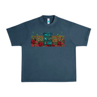 Midnight Navy mexico with roses Urban Heavy Tee - Jasminsmagicworld