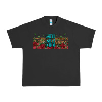 Pigment Black mexico with roses Urban Heavy Tee - Jasminsmagicworld