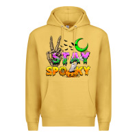 Antique Gold Stay spooky Premium Hoodie - NancyCooperArtShop