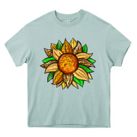 Arona pineapple sunflower Heavy Core Tee - Zillion Design Studio