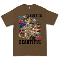 Cacao America the beautiful 4th of july Premium Tee - CowGirlArtShop
