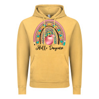 Vintage Mustard hello daycare Vintage Hoodie - JahusDesignShop