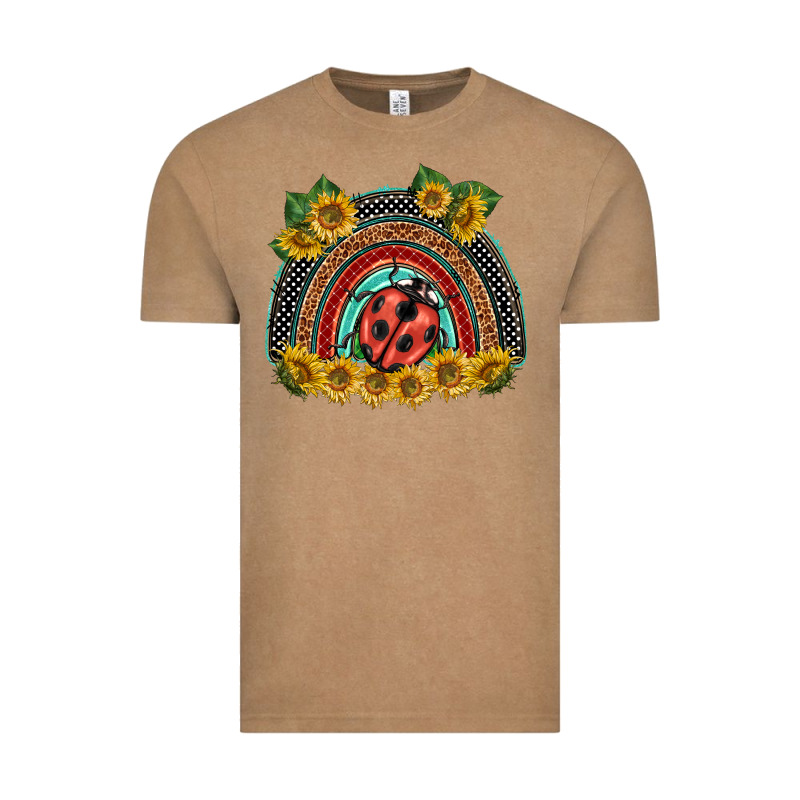 Ladybuy  Rainbow Vintage Tee by BarkalooDesign | Teevron