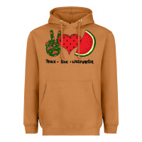 Meerkat Peace Love Watermelon Heavyweight Hoodie - Bettercallsaul