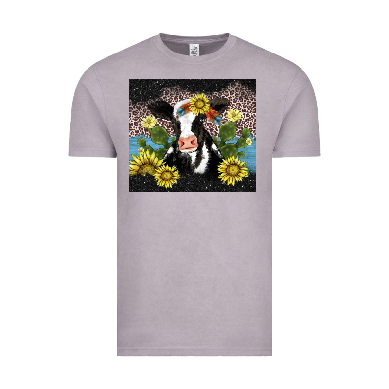 Cow Cactus And Sunflower Vintage Tee by AdoDesignShop | Teevron