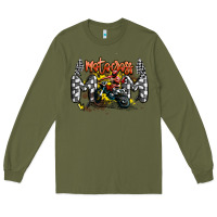 Army Green motocross mom Long Sleeve Tee - MaliasSmallBusiness