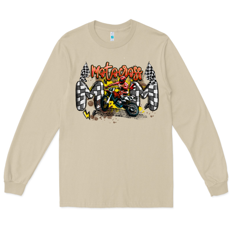 Motocross Mom Long Sleeve Tee by MaliasSmallBusiness | Teevron