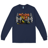 Navy motocross mom Long Sleeve Tee - MaliasSmallBusiness