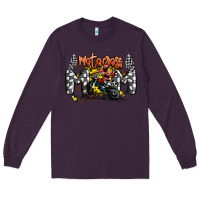 Plum motocross mom Long Sleeve Tee - MaliasSmallBusiness