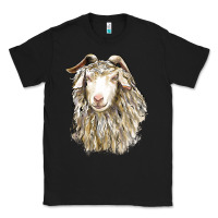 Black Angora Goat Face Classic Tee - LillyAllenDesigns