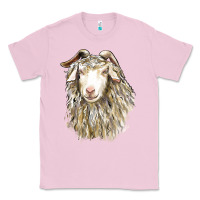 Bubblegum Pink Angora Goat Face Classic Tee - LillyAllenDesigns