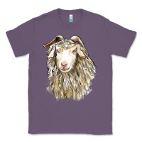 Lavender Angora Goat Face Classic Tee - LillyAllenDesigns