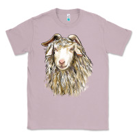 Lilac Angora Goat Face Classic Tee - LillyAllenDesigns