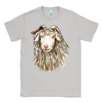 Moon Dust Angora Goat Face Classic Tee - LillyAllenDesigns