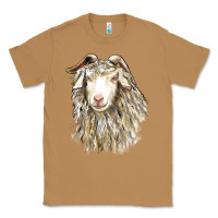 Toasted Coconut Angora Goat Face Classic Tee - LillyAllenDesigns