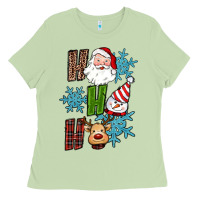 Matcha ho ho ho christmas Ladies Tee - RanaPortraitStore