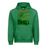 Emerald St. Patrick's I don't need luck i have skills Urban Hoodie - OliviaCreatesArt