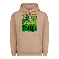 Pigment Burro St. Patrick's I don't need luck i have skills Urban Hoodie - OliviaCreatesArt