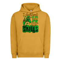 Pigment Peanut Butter St. Patrick's I don't need luck i have skills Urban Hoodie - OliviaCreatesArt