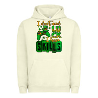 Pigment Pistachio St. Patrick's I don't need luck i have skills Urban Hoodie - OliviaCreatesArt