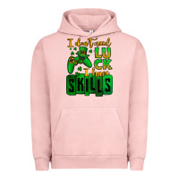 Pigment Salmon St. Patrick's I don't need luck i have skills Urban Hoodie - OliviaCreatesArt