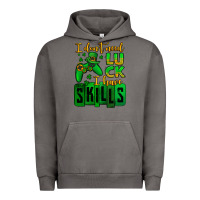 Pigment Tornado St. Patrick's I don't need luck i have skills Urban Hoodie - OliviaCreatesArt