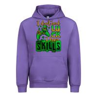 Tulip St. Patrick's I don't need luck i have skills Urban Hoodie - OliviaCreatesArt