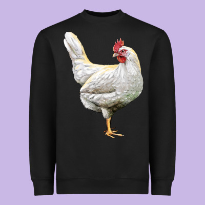 Leghorn Chicken Heavyweight Sweatshirt Designed By Lillyallendesigns