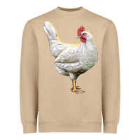 Mushroom leghorn chicken Heavyweight Sweatshirt - LillyAllenDesigns