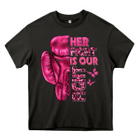 Asphalt Her Fight Is Our Fight Cancer Heavy Core Tee - texasbilliewilder