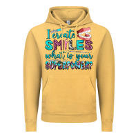 Vintage Mustard i create smile what is your superpower Vintage Hoodie - AdoDesignShop