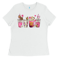 White mom fuel coffee cups Ladies Tee - texasbilliewilder