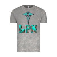 Cloud Rock licensed practical nurse medical symbol Vintage Tee - BarkalooDesign