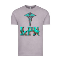 Vintage Zinc licensed practical nurse medical symbol Vintage Tee - BarkalooDesign