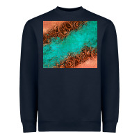 Navy leather turquoise glitter tumbler Heavyweight Sweatshirt - Jasminsmagicworld