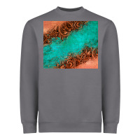 Storm leather turquoise glitter tumbler Heavyweight Sweatshirt - Jasminsmagicworld